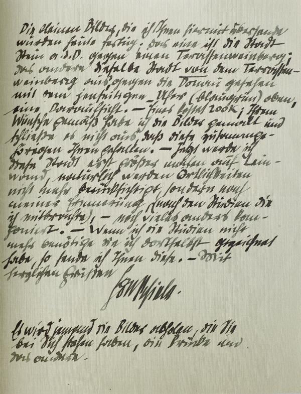 Brief von Egon Schiele an Carl Reininghaus Bild 2