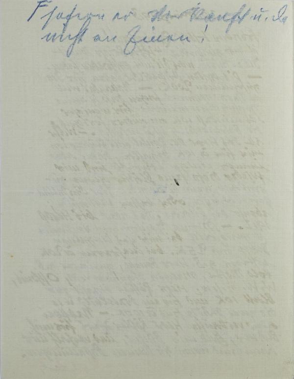 Brief von Egon Schiele an Carl Reininghaus Bild 3