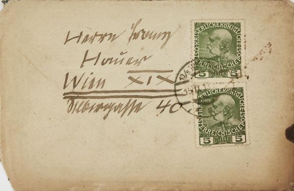 Letter from Egon Schiele to Franz Hauer Bild 3