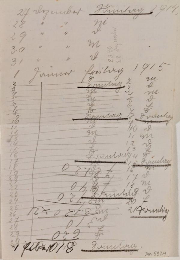 Brief von Anton Peschka an Gertrude Peschka Bild 4