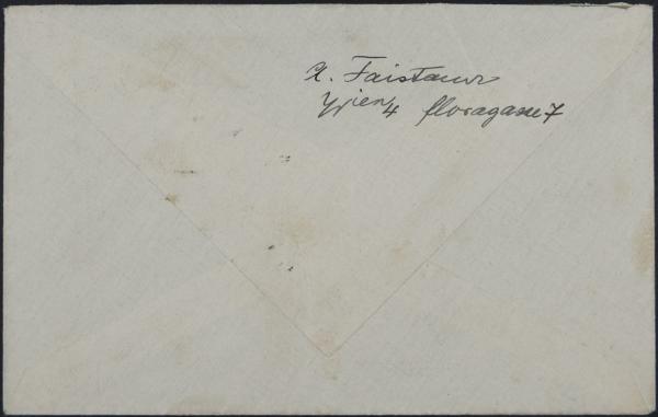Letter from Anton Faistauer to Egon Schiele Bild 3