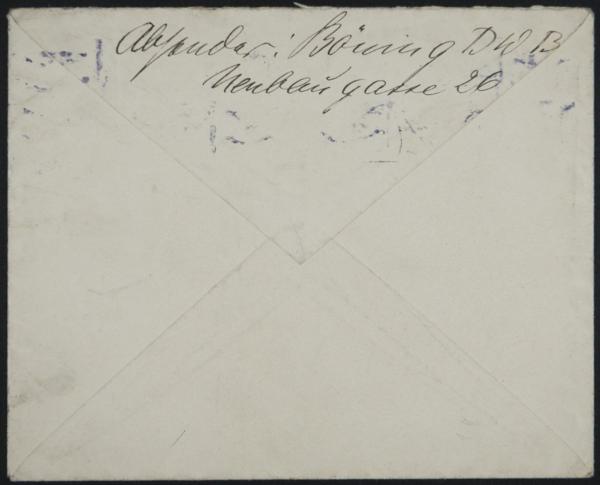 Brief von Hede Böning an Egon Schiele Bild 4