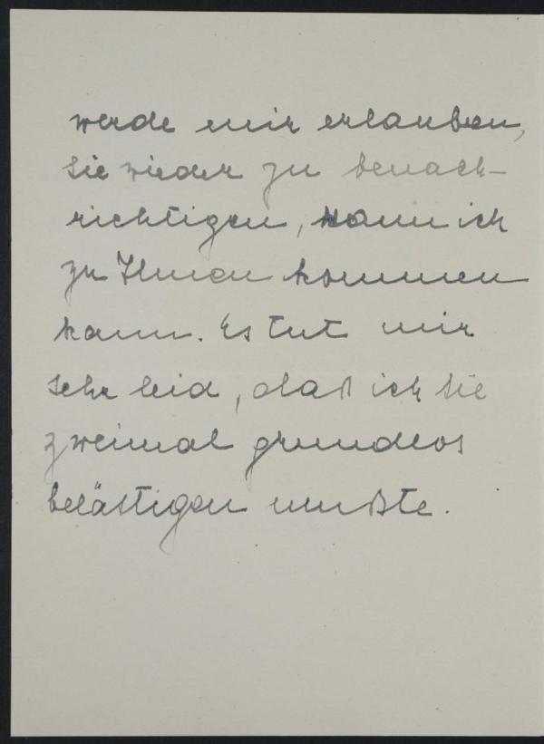 Brief von Hilde Ziegler an Egon Schiele Bild 2