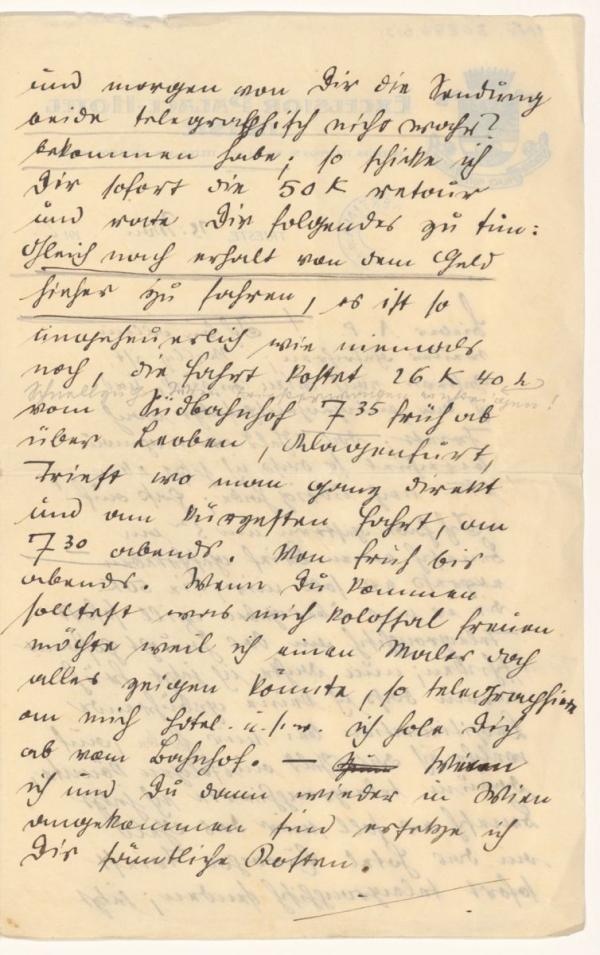Brief von Egon Schiele an Anton Peschka (Fragment zu ESDA, ID: 108) Bild 4