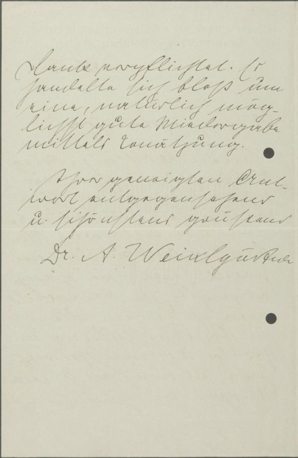 Brief von Arpad Weixlgärtner/Gesellschaft für vervielfältigende Kunst an Egon Schiele Bild 2