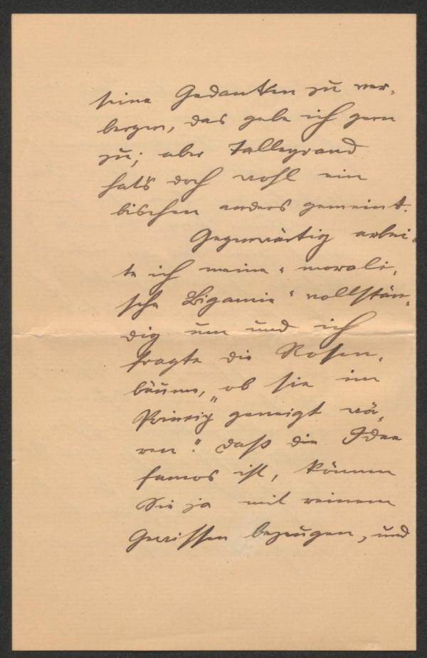 Letter from Wilderich Rheinfelder to Arthur Roessler Bild 4
