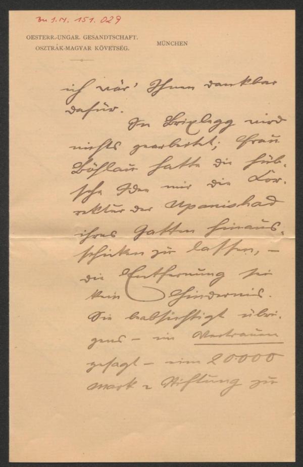 Letter from Wilderich Rheinfelder to Arthur Roessler Bild 5