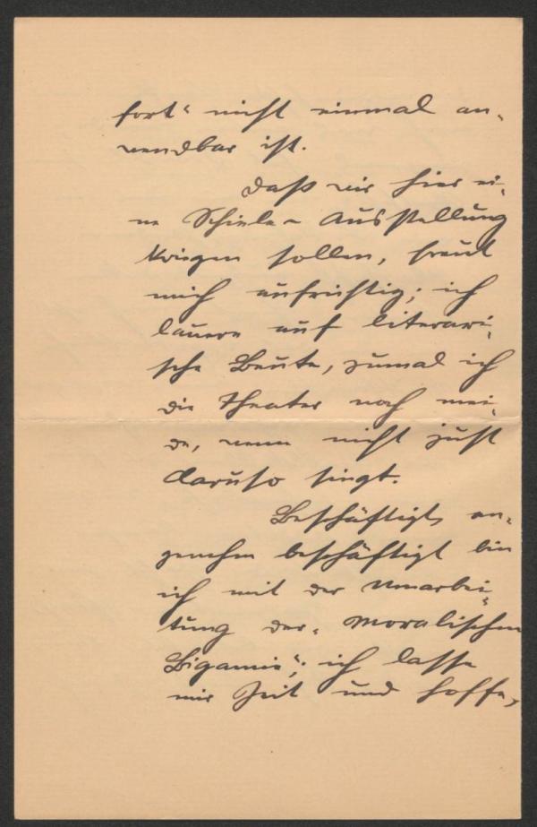 Brief von Wilderich Rheinfelder an Arthur Roessler Bild 4