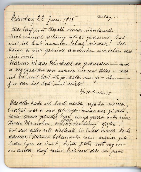 Edith Schiele’s diary Bild 6