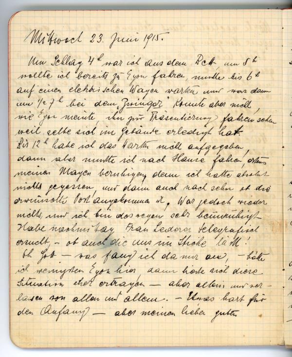 Edith Schiele’s diary Bild 8