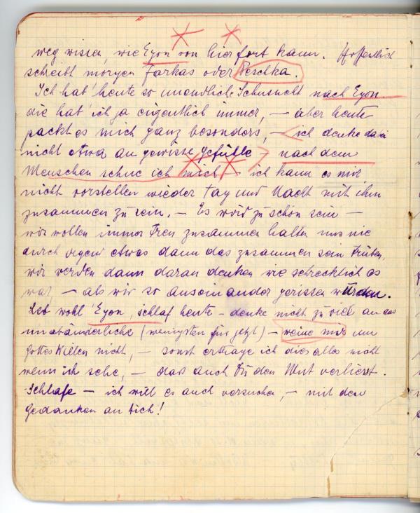 Edith Schiele’s diary Bild 20