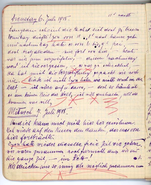 Edith Schiele’s diary Bild 24