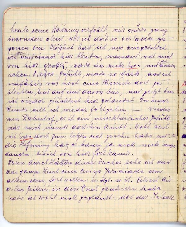 Edith Schiele’s diary Bild 40