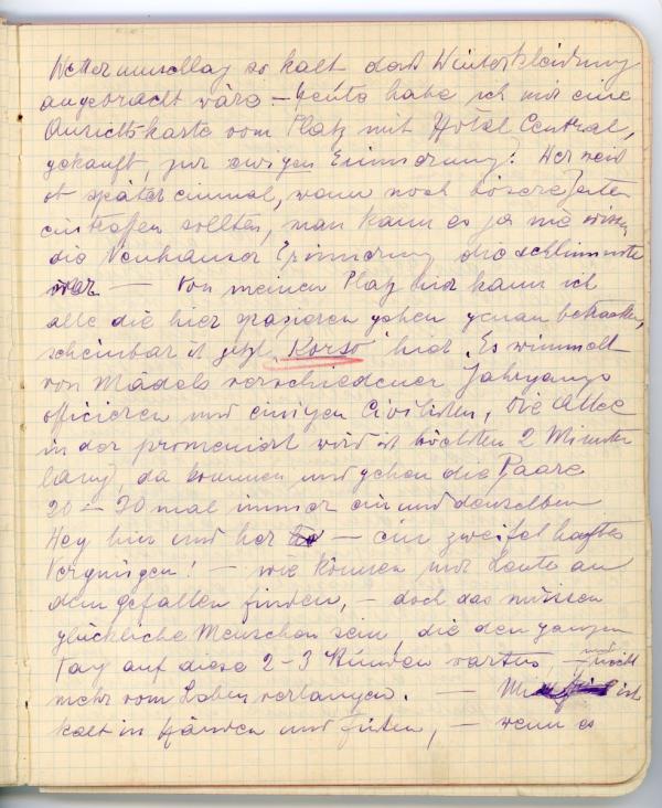 Edith Schiele’s diary Bild 49