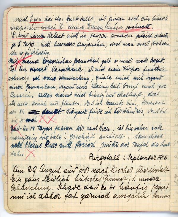 Edith Schiele’s diary Bild 66