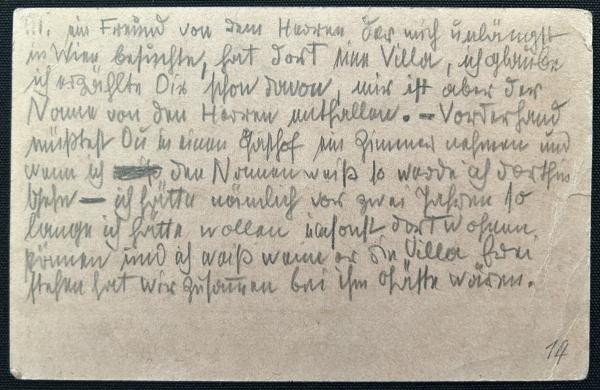 Brief auf vier Feldpostkarten von Egon Schiele an Edith Schiele Bild 5