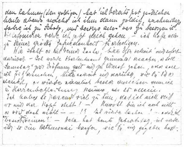 Letter from Edith Schiele to Egon Schiele Bild 2