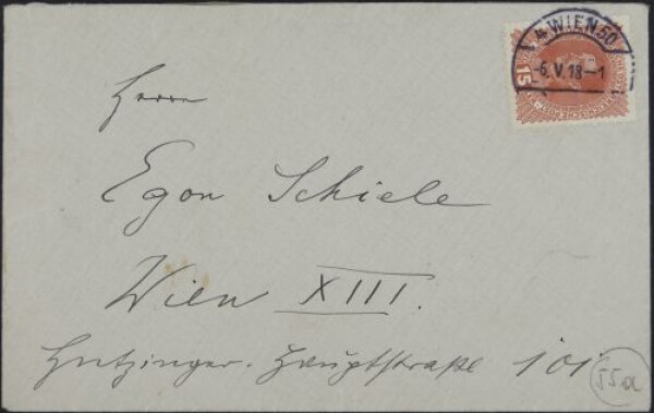 Brief von Anton Faistauer an Egon Schiele Bild 2