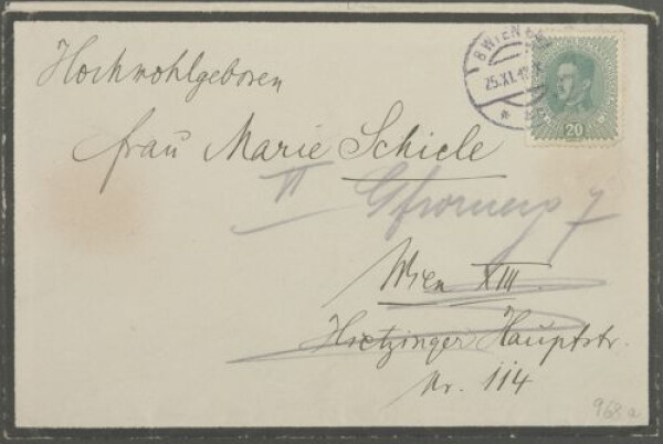Kondolenzschreiben von Hans Ankwicz-Kleehoven an Marie Schiele zum Tod von Egon und Edith Schiele Bild 3