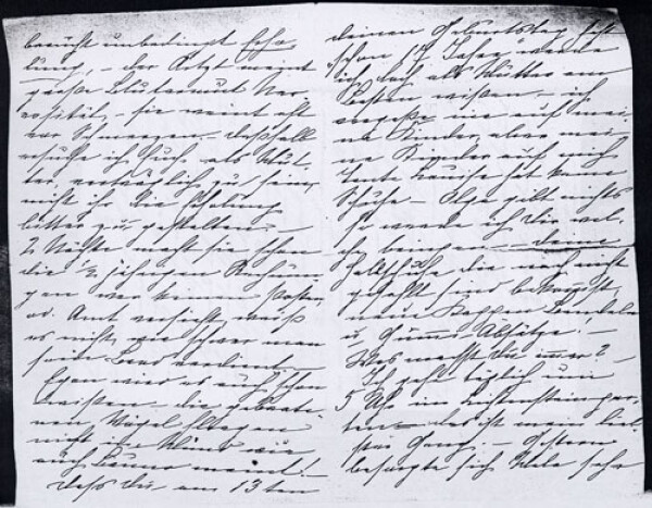 Brief von Marie Schiele an Gertrude Schiele Bild 2