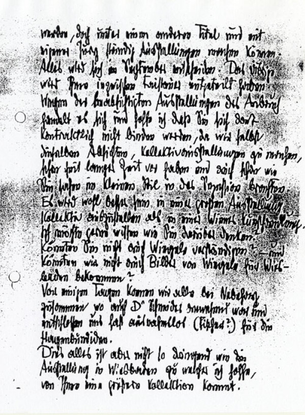 Letter from Egon Schiele to Anton Kolig Bild 2