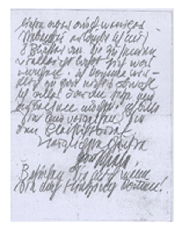 Letter from Egon Schiele to Josef Hoffmann Bild 2