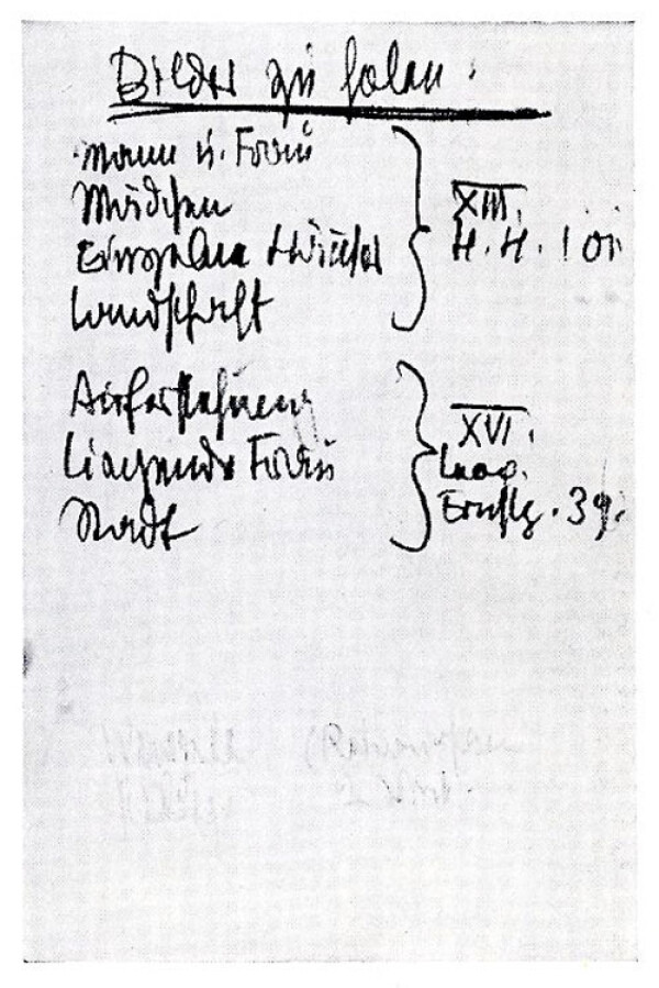 List by Egon Schiele of his paintings Bild 4