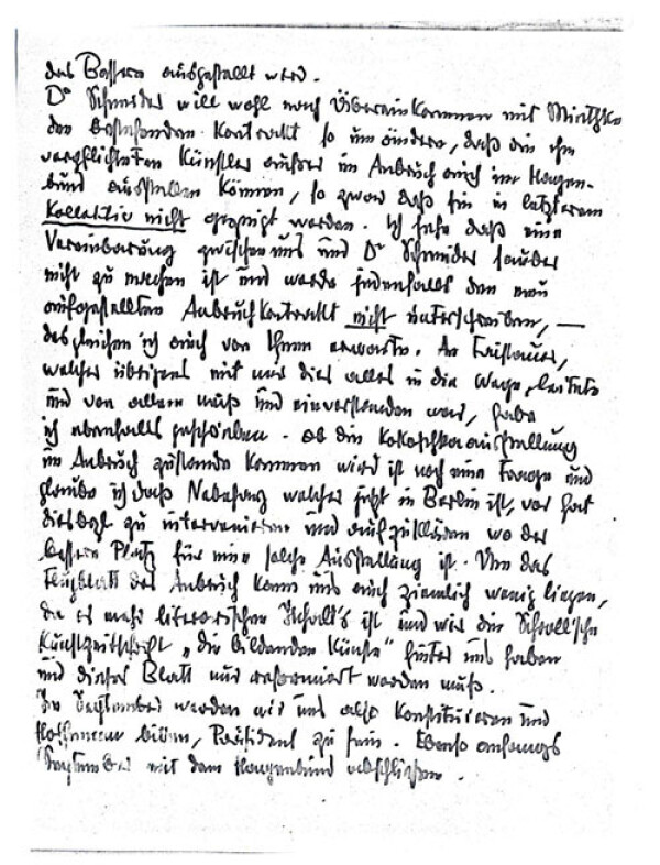 Letter from Egon Schiele to Felix Albrecht Harta Bild 2
