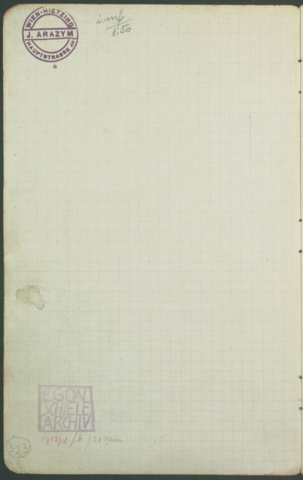 Skizzenbuch von Egon Schiele (Nr. 11) Bild 58