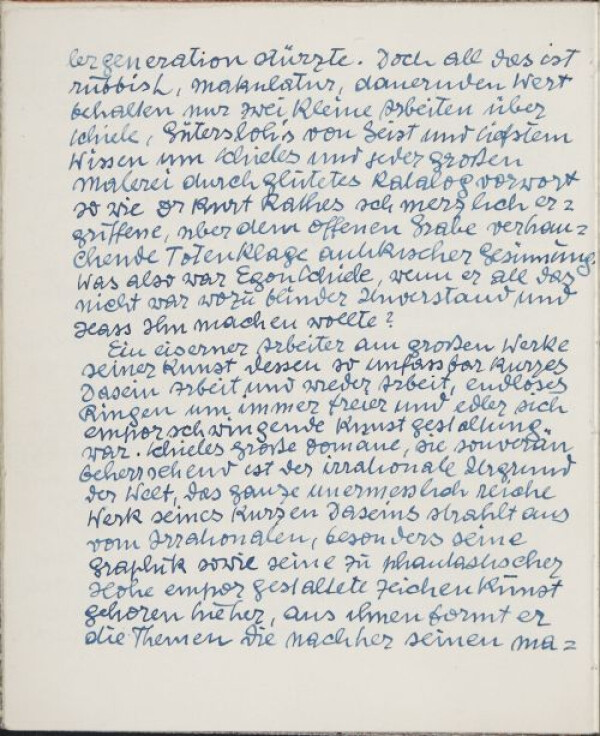 Contribution by Johannes Fischer to the Egon Schiele Commemorative Book Bild 4