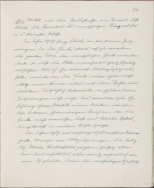 Beitrag von Heinrich Benesch für das „Erinnerungsbuch Egon Schiele“ Bild 25
