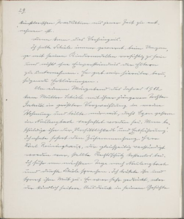 Beitrag von Heinrich Benesch für das „Erinnerungsbuch Egon Schiele“ Bild 28
