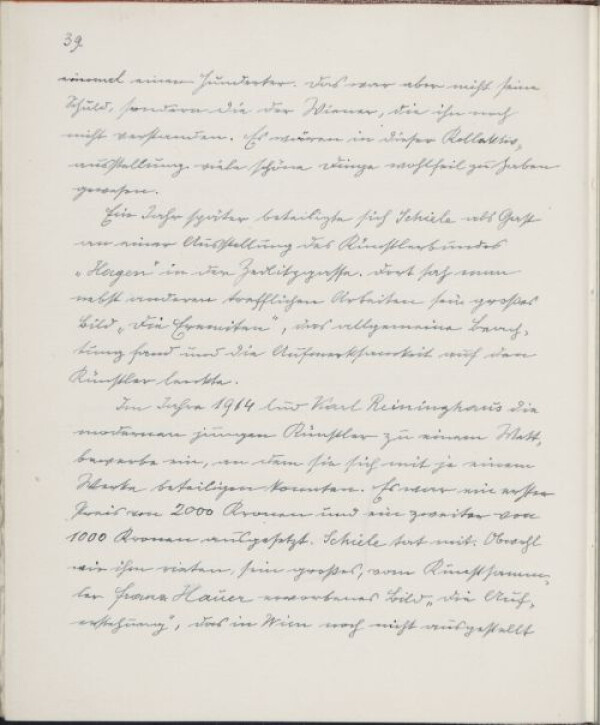 Beitrag von Heinrich Benesch für das „Erinnerungsbuch Egon Schiele“ Bild 38