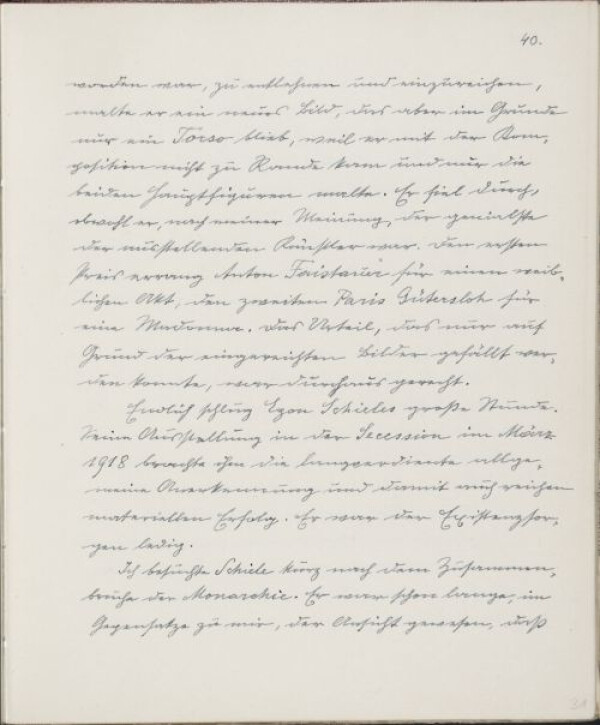 Beitrag von Heinrich Benesch für das „Erinnerungsbuch Egon Schiele“ Bild 39