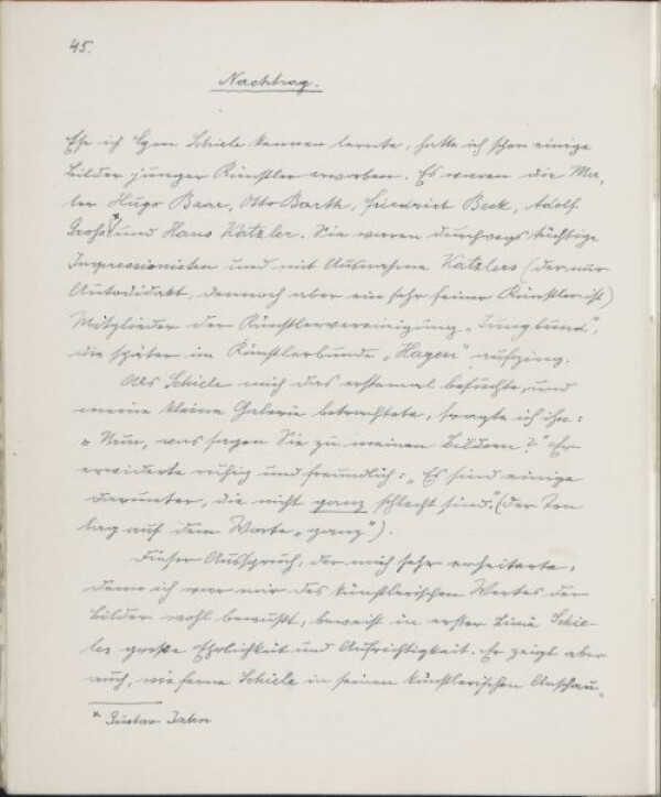 Beitrag von Heinrich Benesch für das „Erinnerungsbuch Egon Schiele“ Bild 44