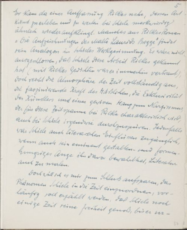 Beitrag von Leopold Liegler für das „Erinnerungsbuch Egon Schiele“ Bild 5