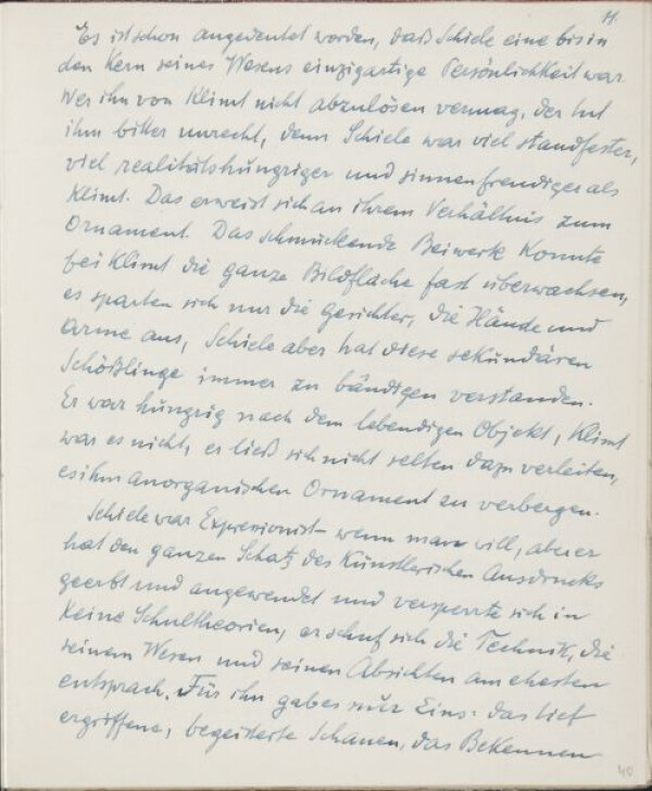 Beitrag von Leopold Liegler für das „Erinnerungsbuch Egon Schiele“ Bild 11