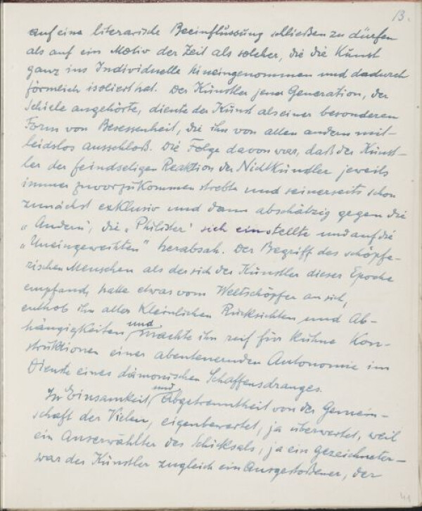 Beitrag von Leopold Liegler für das „Erinnerungsbuch Egon Schiele“ Bild 13