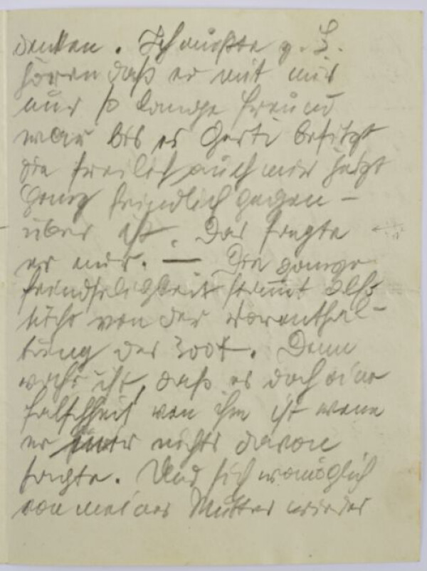 Brief von Egon Schiele an Carl Reininghaus Bild 3