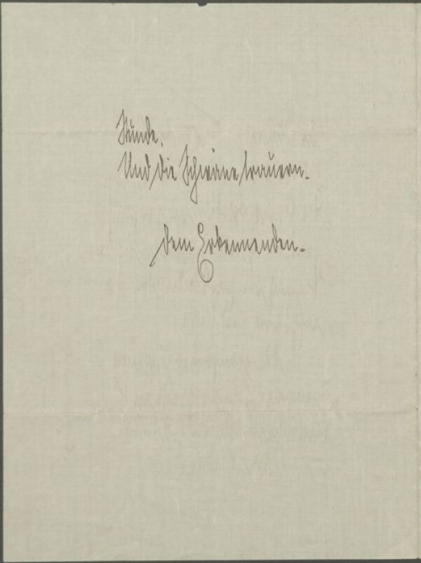 Brief von Wilhelm „Willy“ Lidl an Egon Schiele Bild 4