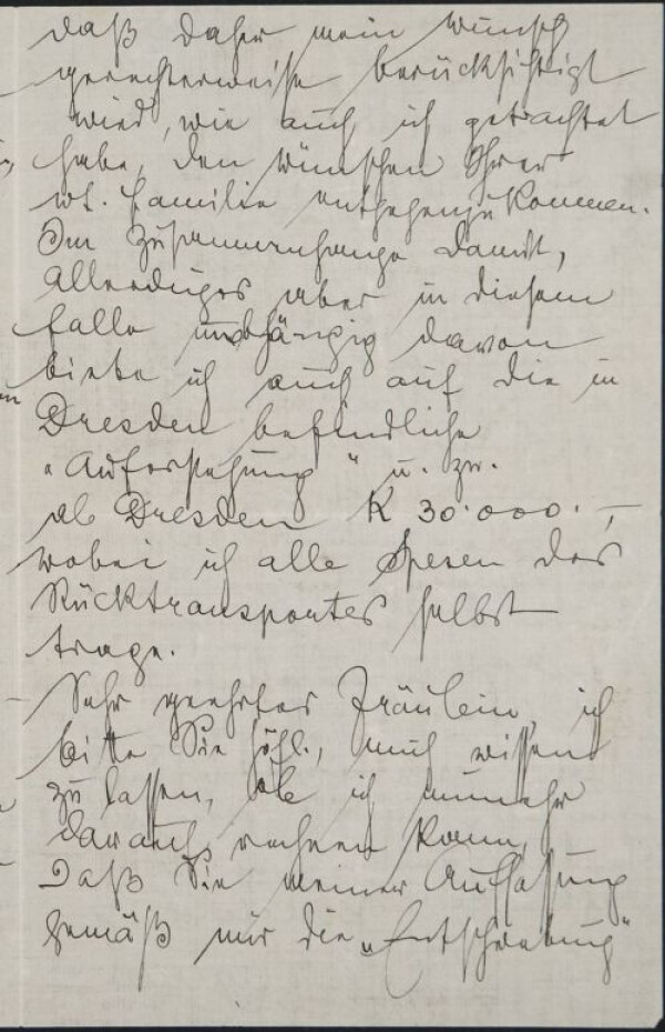 Letter from Arthur Stemmer to Melanie Schiele, addressed to Marie Schiele Bild 3