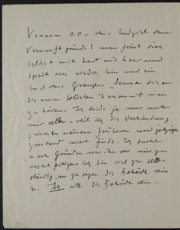 Brief von Karl Otten an Egon Schiele Bild 2