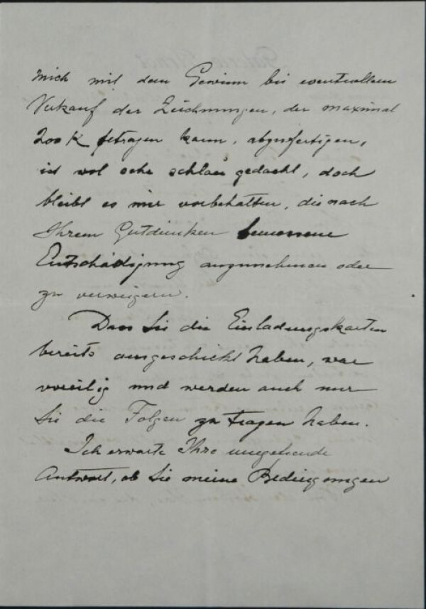 Letter from Guido Arnot to Egon Schiele Bild 3