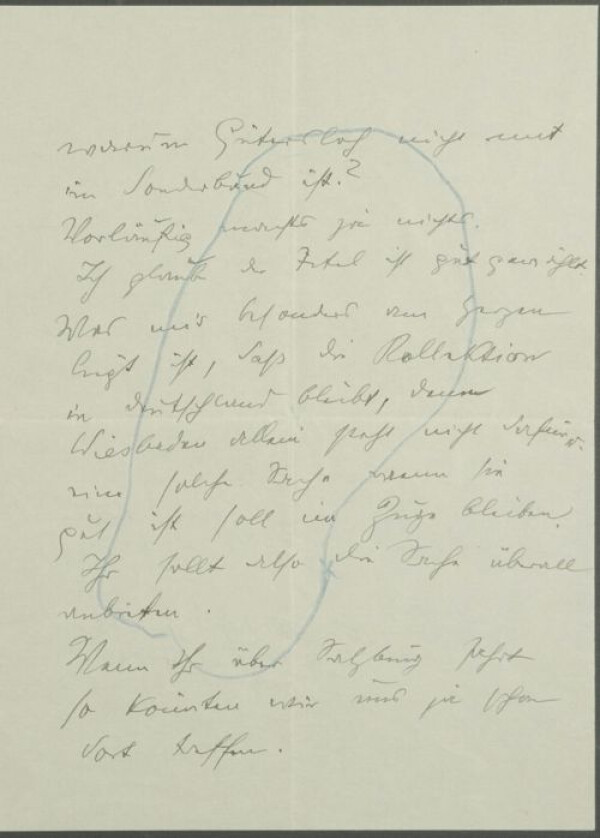 Letter from Anton Faistauer to Egon Schiele Bild 3