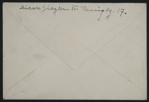 Brief von Hilde Ziegler an Egon Schiele Bild 5