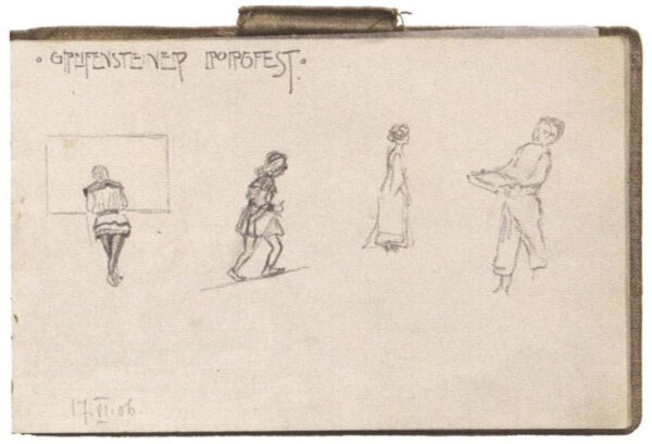 Skizzenbuch von Egon Schiele Bild 15