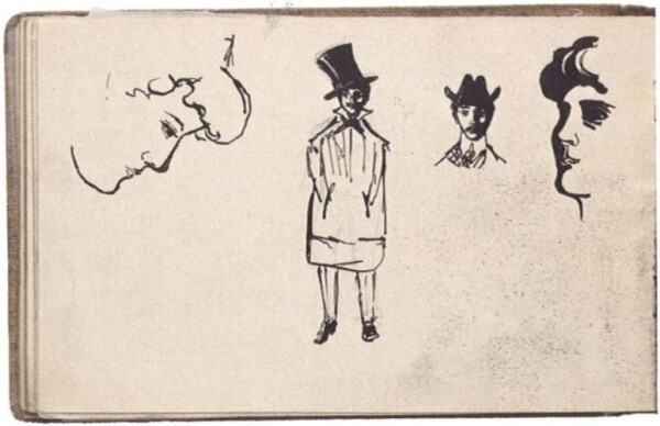 Skizzenbuch von Egon Schiele Bild 37