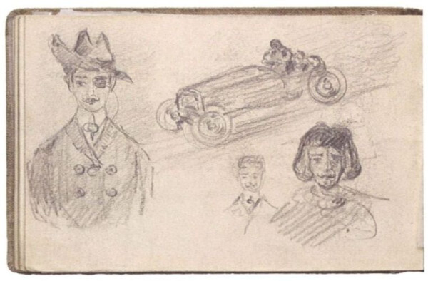 Skizzenbuch von Egon Schiele Bild 35