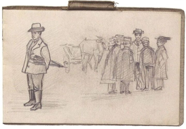 Skizzenbuch von Egon Schiele Bild 34