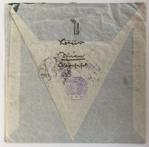 Letter from Bertold Löffler to Egon Schiele Bild 3